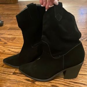 Silent D ankle suede cowboy boots